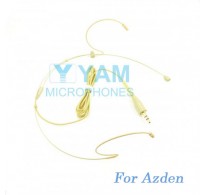 YAM Beige HM1-C4AZ Headset Microphone For Azden Wireless Microphone