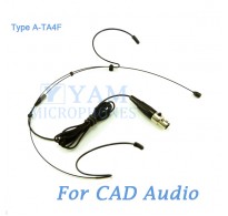 YAM Black HM1-C4CA Headset Microphone For CAD Audio Wireless Microphone