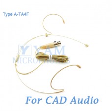 YAM Beige HM1-C4CA Headset Microphone For CAD Audio Wireless Microphone