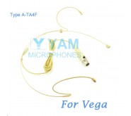 YAM Beige HM1-C4G Headset Microphone For Vega Wireless Microphone