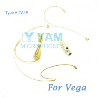 YAM Beige HM1-C4G Headset Microphone For Vega Wireless Microphone