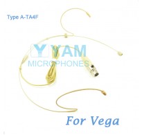 YAM Beige HM1-C4G Headset Microphone For Vega Wireless Microphone