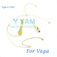 YAM Beige HM1-C4G Headset Microphone For Vega Wireless Microphone