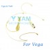 YAM Beige HM1-C4G Headset Microphone For Vega Wireless Microphone