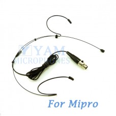 YAM Black HM1-C4M Headset Microphone For Mipro Wireless Mirophone