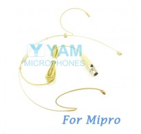 YAM Beige HM1-C4M Headset Microphone For Mipro Wireless Mirophone