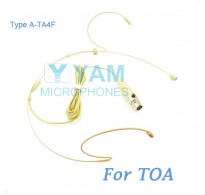 YAM Beige HM1-C4O Headset Microphone For TOA Wireless Microphone