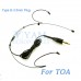 YAM Black HM1-C4O Headset Microphone For TOA Wireless Microphone