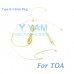 YAM Beige HM1-C4O Headset Microphone For TOA Wireless Microphone