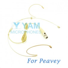 YAM Beige HM1-C4Q Headset Microphone For Peavey Wireless Mirophone