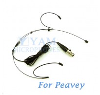 YAM Black HM1-C4Q Headset Microphone For Peavey Wireless Mirophone