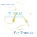 YAM Beige HM1-C4R Headset Microphone For Trantec Wireless Microphone