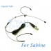YAM Black HM1-C4SA Headset Microphone For Sabine Wireless Microphone