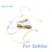 YAM Beige HM1-C4SA Headset Microphone For Sabine Wireless Microphone
