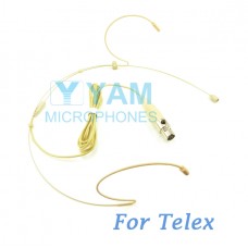 YAM Beige HM1-C4TE Headset Microphone For Telex Wireless Microphone