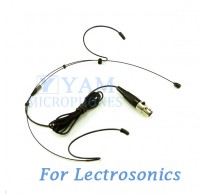 YAM Black HM1-C5L Headset Microphone For Lectrosonics Wireless Microphone