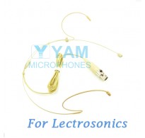 YAM Beige HM1-C5L Headset Microphone For Lectrosonics Wireless Microphone