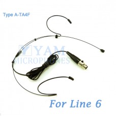YAM Black HM1-C6K Headset Microphone For Line 6 Wireless Microphone