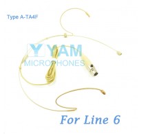 YAM Beige HM1-C6K Headset Microphone For Line 6 Wireless Microphone