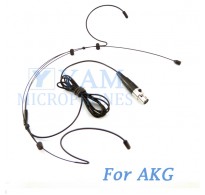 YAM Black HM3-C3A Headset Microphone For AKG Wireless Microphone