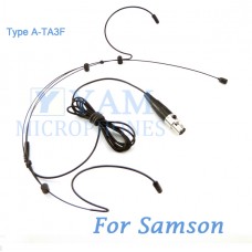 YAM Black HM3-C3N Headset Microphone For SAMSON Wireless Microphone