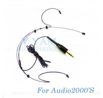 YAM Black HM3-C4AU Headset Microphone For Audio2000S Wireless Microphone