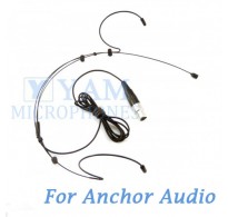 YAM Black HM3-C4BE Headset Microphone For Beyer Wireless Microphone