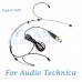 YAM Black HM3-C4AT Headset Microphone For Audio Technica Wireless Microphone