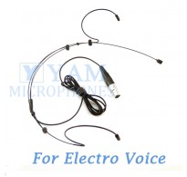 YAM Black HM3-C4AV Headset Microphone For Electro-Voice Wireless Microphone