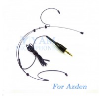YAM Black HM3-C4AZ Headset Microphone For Azden Wireless Microphone