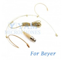 YAM Beige HM3-C4BE Headset Microphone For Beyer Wireless Microphone