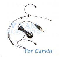 YAM Black HM3-C4C Headset Microphone For Carvin Wireless Microphone