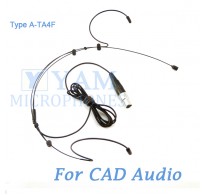 YAM Black HM3-C4CA Headset Microphone For CAD Audio Wireless Microphone
