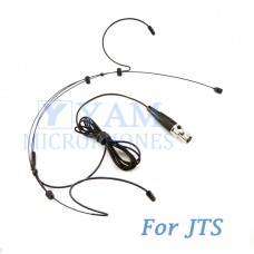 YAM Black HM3-C4J Headset Microphone For JTS Wireless Microphone