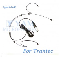 YAM Black HM3-C4R Headset Microphone For Trantec Wireless Microphone