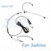 YAM Black HM3-C4AV Headset Microphone For Electro-Voice Wireless Microphone