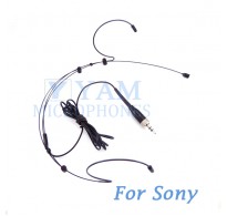 YAM Black HM3-C4W Headset Microphone For  SONY Wireless Mirophones