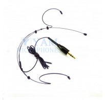 YAM Black HM3-C4UT Headset Microphone With 3.5mm Plug For Wireless Audio System PC Recorder