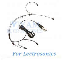 YAM Black HM3-C5L Headset Microphone For Lectrosonics Wireless Microphone