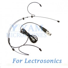 YAM Black HM3-C5L Headset Microphone For Lectrosonics Wireless Microphone