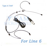 YAM Black HM3-C6K Headset Microphone For Line 6 Wireless Microphone