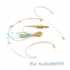 YAM Beige HM5-C4AU Headset Microphone For Audio2000S Wireless Microphone