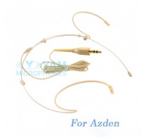 YAM Beige HM5-C4AZ Headset Microphone For Azden Wireless Microphone