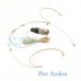 YAM Beige HM5-C4AZ Headset Microphone For Azden Wireless Microphone