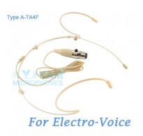 YAM Beige HM5-C4AV Headset Microphone For Electro-Voice Wireless Microphone
