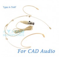 YAM Beige HM5-C4CA Headset Microphone For CAD Audio Wireless Microphone