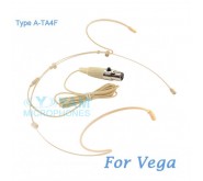 YAM Beige HM5-C4G Headset Microphone For Vega Wireless Microphone