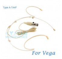 YAM Beige HM5-C4G Headset Microphone For Vega Wireless Microphone