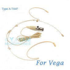 YAM Beige HM5-C4G Headset Microphone For Vega Wireless Microphone
