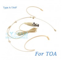 YAM Beige HM5-C4O Headset Microphone For TOA Wireless Microphone